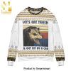 Let It Go Elsa Poster Knitted Ugly Christmas Sweater