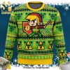 Light Yagami And Ryuk You Are On The Naughty List Death Note Manga Anime Knitted Ugly Christmas Sweater