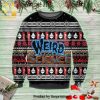 Lit This Year Weed Knitted Ugly Christmas Sweater