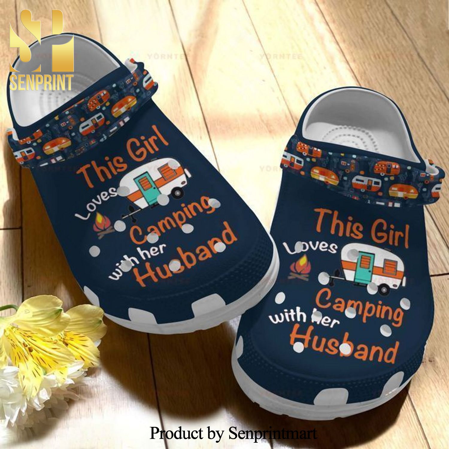 Camper Camping Lovers Girl Husband Gift For Lover 3D Crocs Sandals