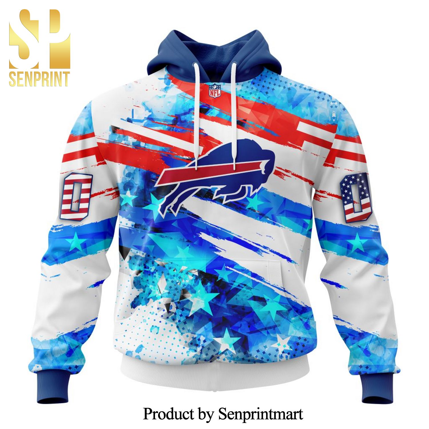 NFL Buffalo Bills With Concept For Independence Day All Over Printed Shirt