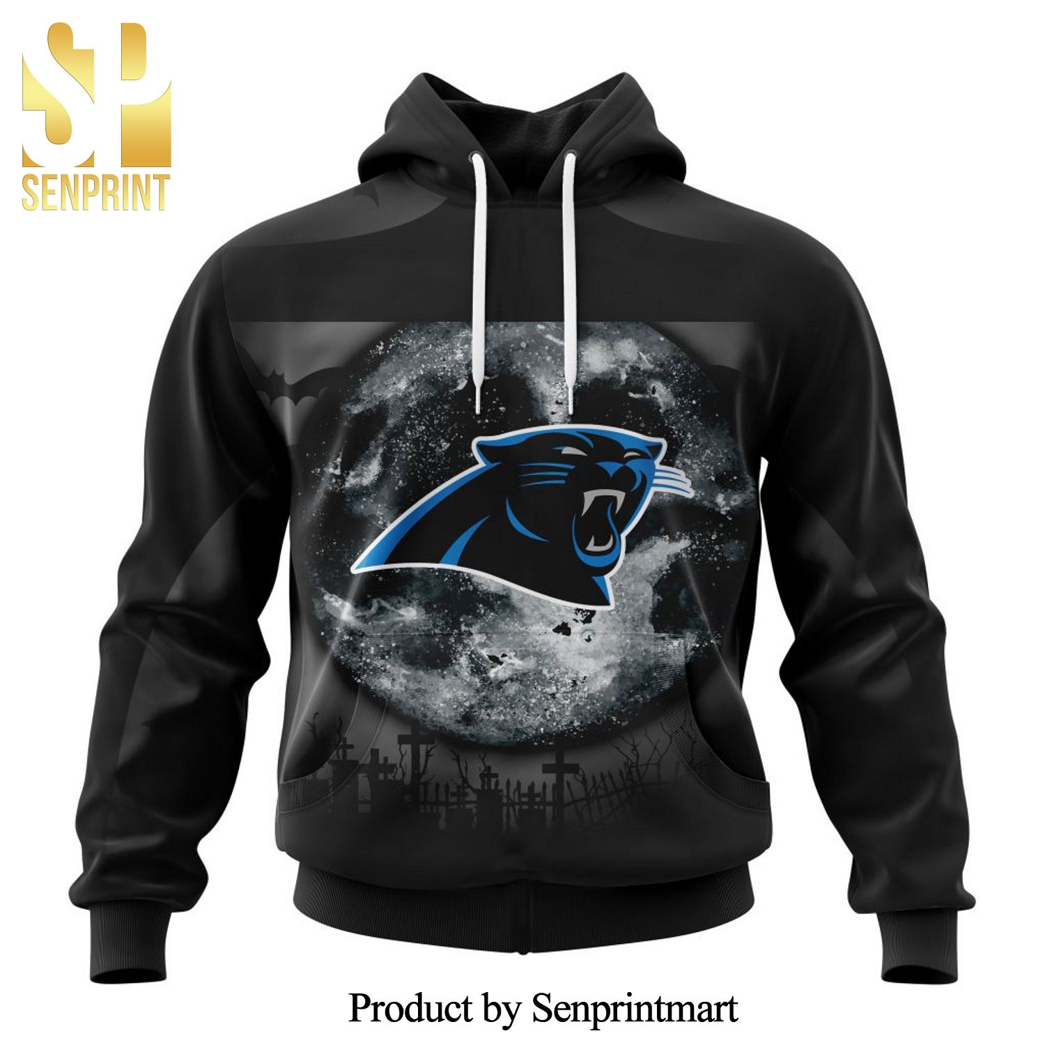 NFL Carolina Panthers Version Halloween All Over Printed Shirt