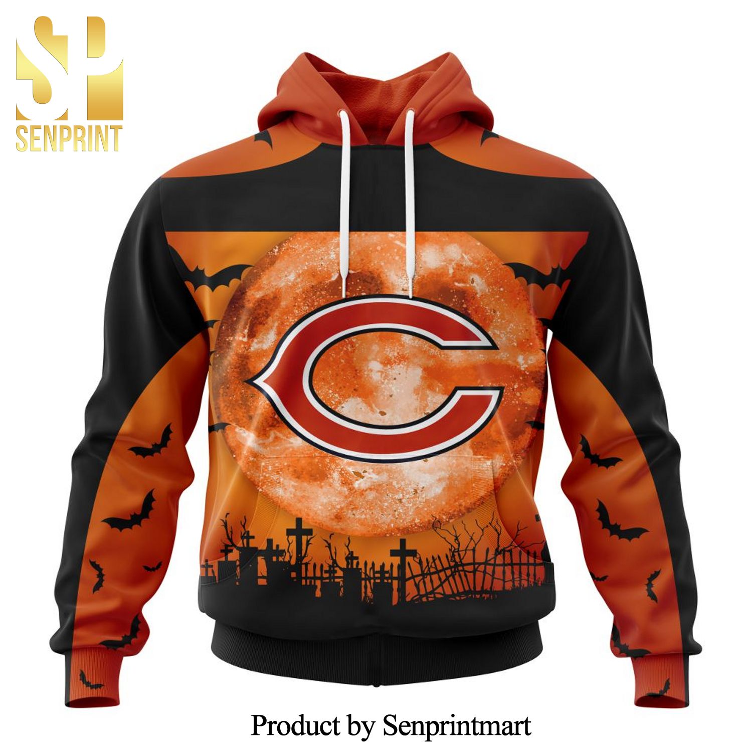 NFL Chicago Bears Version Halloween All Over Printed Shirt