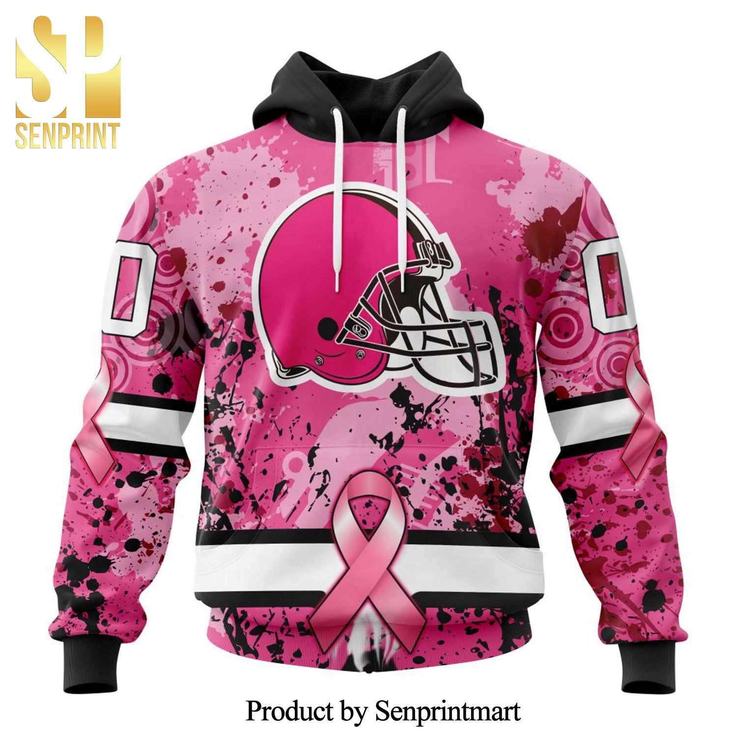 NFL Cleveland Browns Specialized Version In October We Wear Pink Breast Cancer All Over Printed Shirt