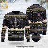 Lord Of The Rings Journeys In Middle Earth Knitted Ugly Christmas Sweater – Black