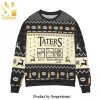 Lord of The Rings Taters Potatoes Recipe Pine Tree And Reindeer Pattern Knitted Ugly Christmas Sweater – Green