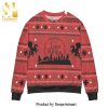 Lord of The Rings Taters Potatoes Recipe Pine Tree And Reindeer Pattern Knitted Ugly Christmas Sweater – Red