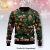 Love Snowman Knitted Ugly Christmas Sweater