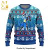 Lucario Pokemon Manga Anime Knitted Ugly Christmas Sweater