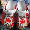 Canadian Flag Symbols Gift For Fan Classic Water New Outfit Unisex Crocs Crocband Clog