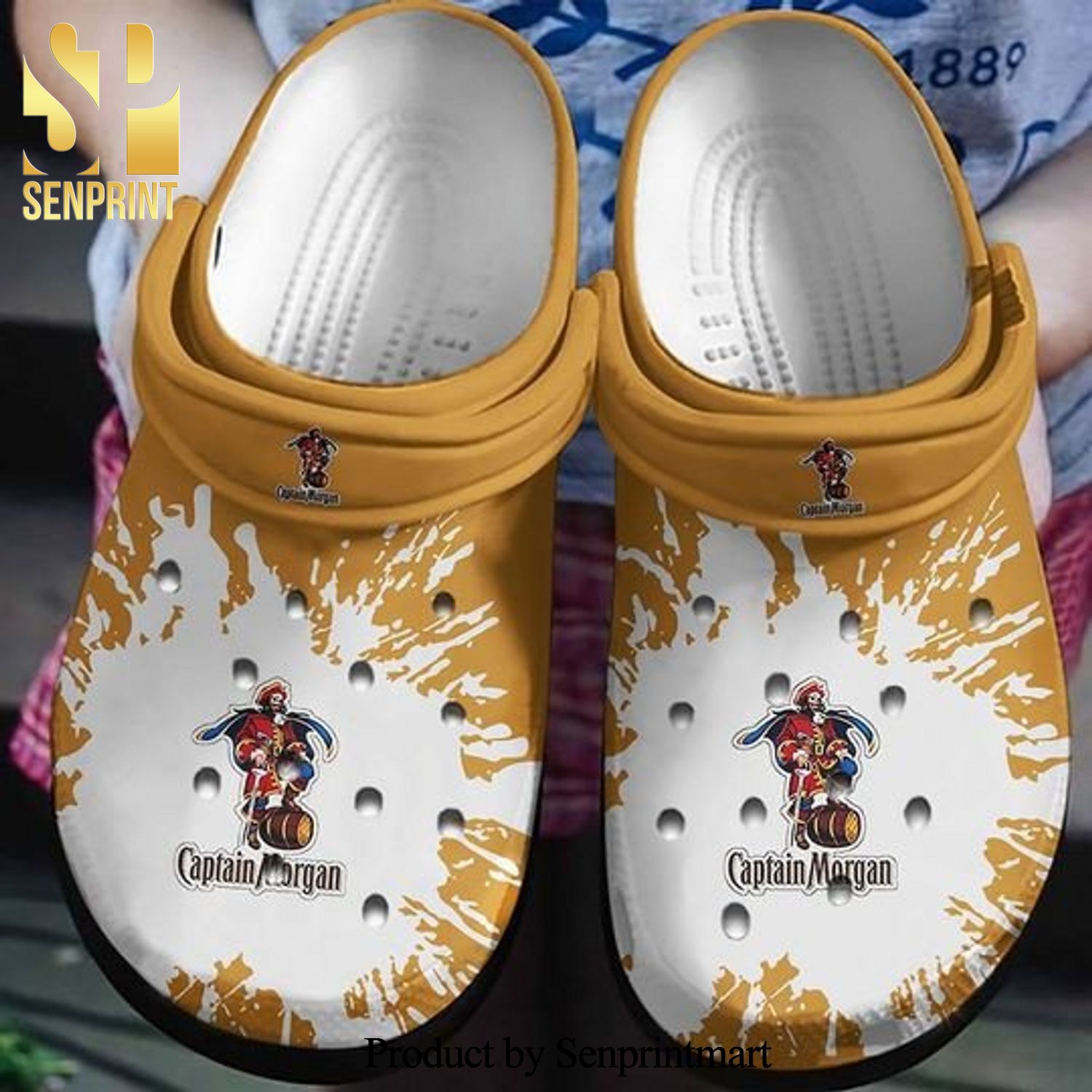 Captain Morgan Crocs Crocband For Men And Women Full Printed Crocs Classic