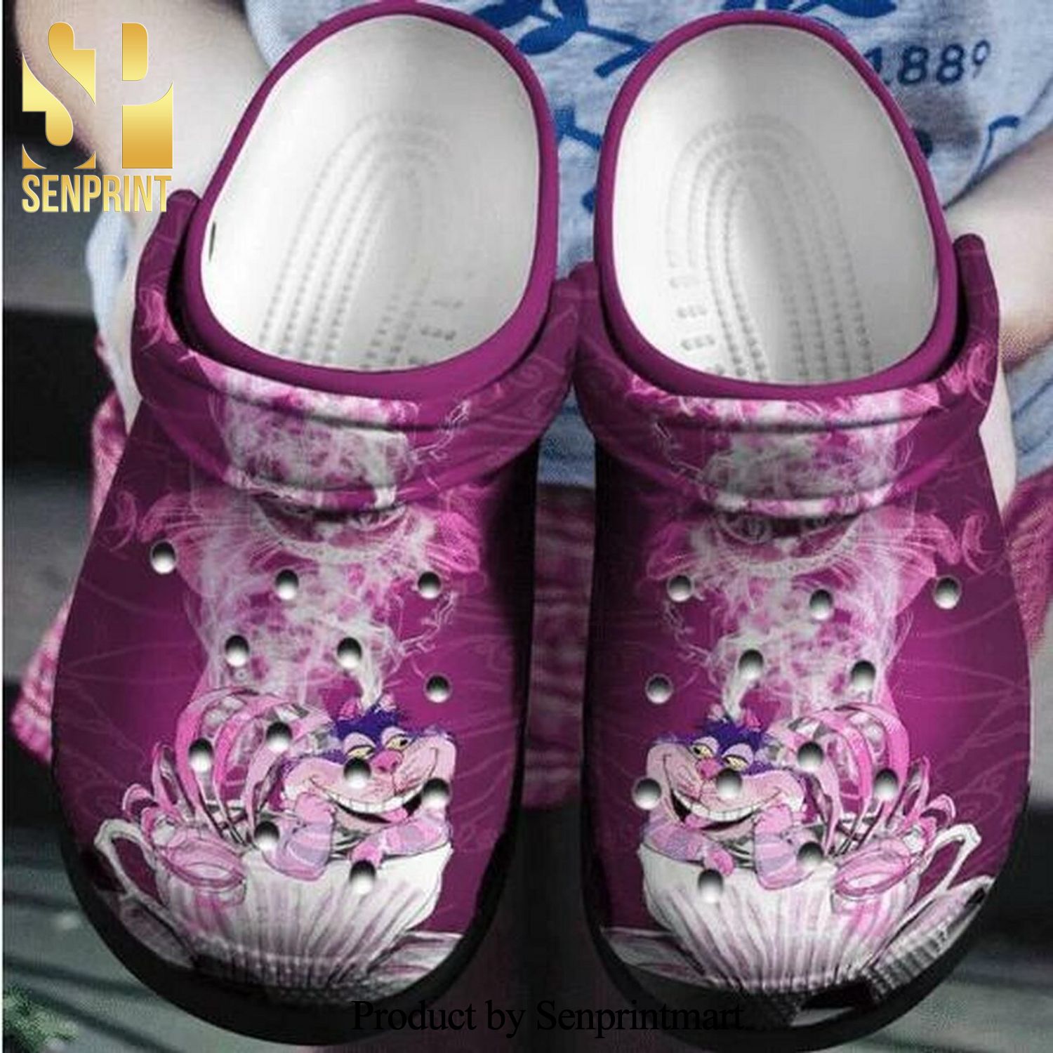 Cat Alice In Wonderland Personalized Gift For Lover Hypebeast Fashion Crocs Sandals