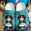 Cat Black Hypebeast Fashion Crocs Crocband Adult Clogs