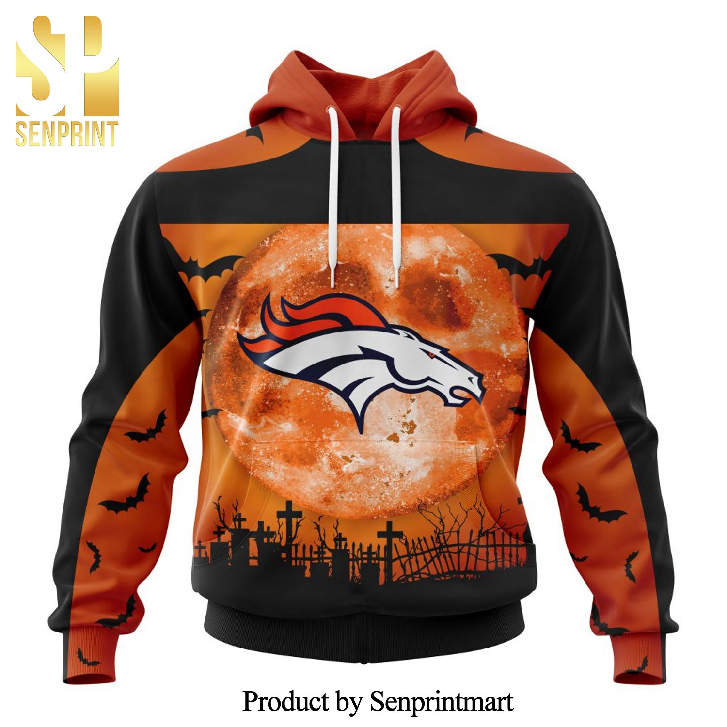 NFL Denver Broncos Version Halloween All Over Printed Shirt