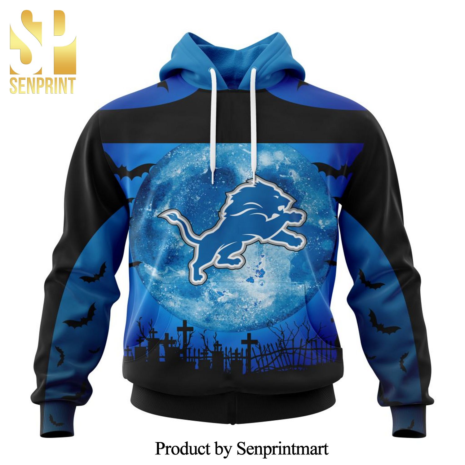 NFL Detroit Lions Version Halloween All Over Printed Shirt