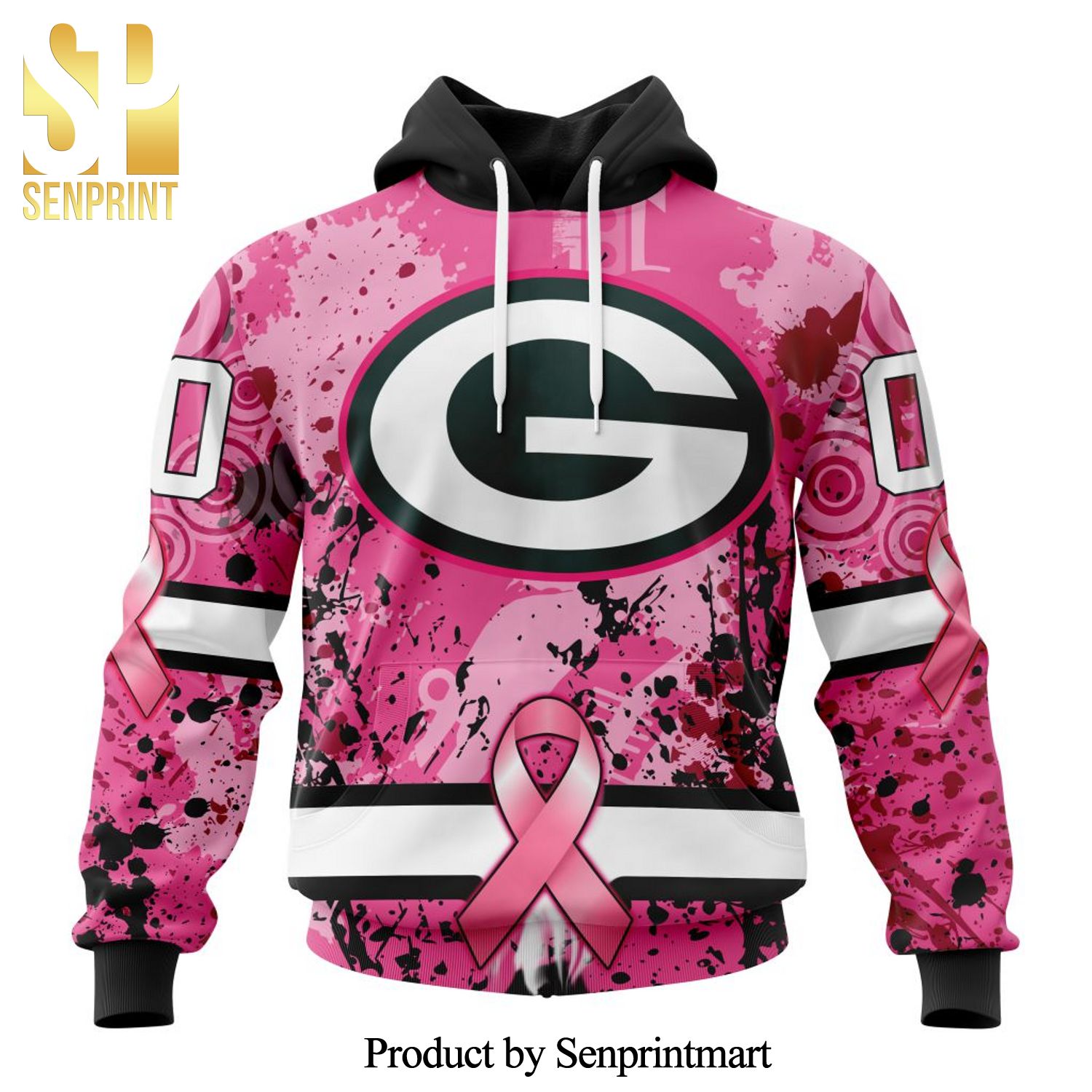 NFL Green Bay Packers Specialized Version In October We Wear Pink Breast Cancer All Over Printed Shirt