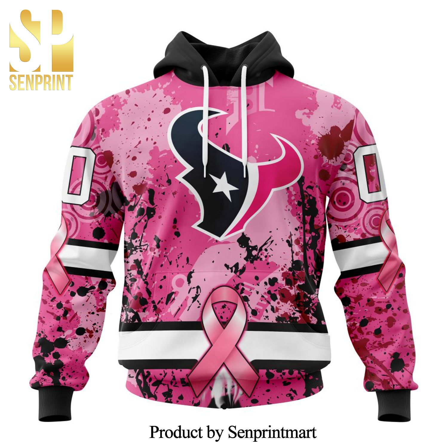 NFL Houston Texans Specialized Version In October We Wear Pink Breast Cancer All Over Printed Shirt