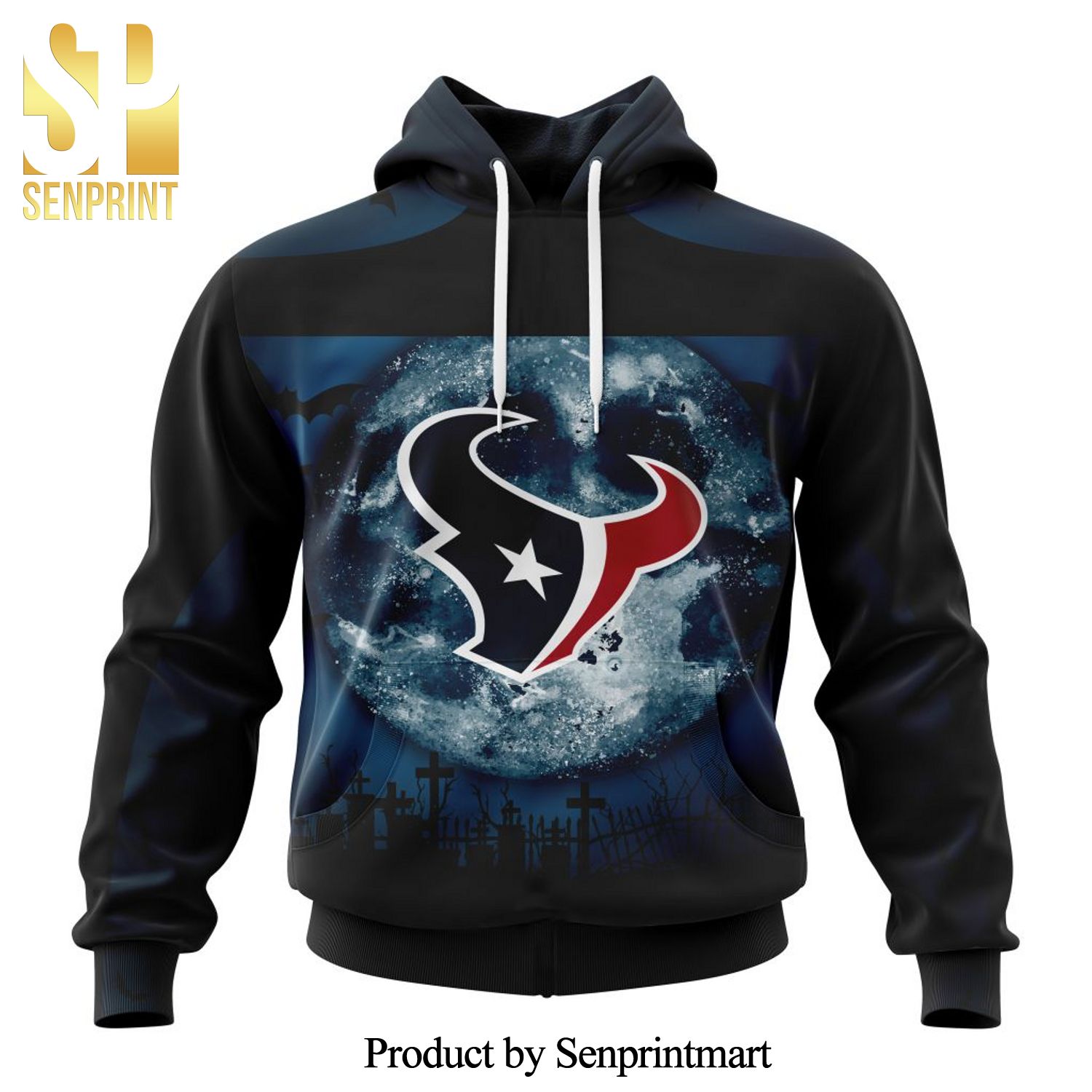 NFL Houston Texans Version Halloween All Over Printed Shirt