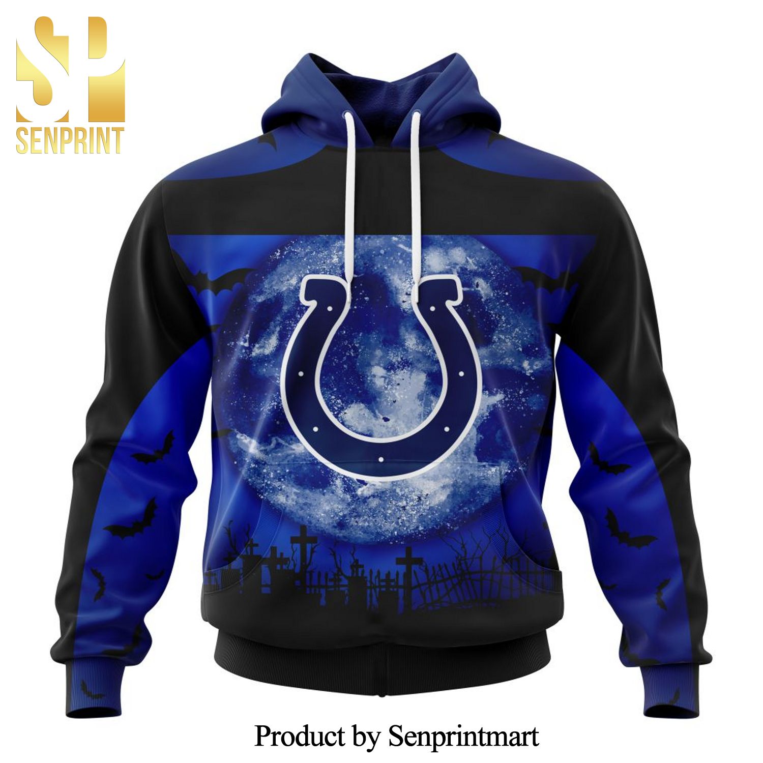 NFL Indianapolis Colts Version Halloween All Over Printed Shirt