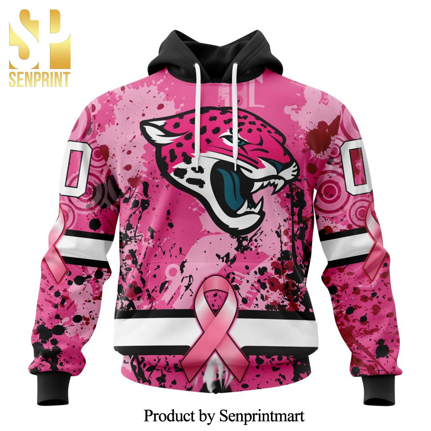 NFL Jacksonville Jaguars Specialized Version In October We Wear Pink Breast Cancer All Over Printed Shirt