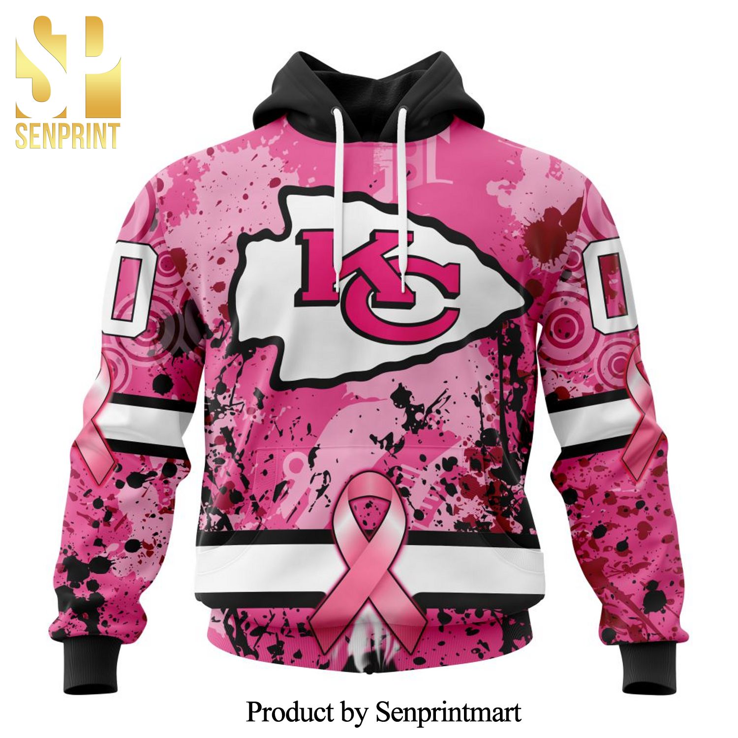 NFL Kansas City Chiefs Specialized Version In October We Wear Pink Breast Cancer All Over Printed Shirt