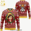 Luffy Gomu Gomu One Piece Anime Manga Knitted Ugly Christmas Sweater