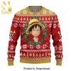 Lucario Pokemon Manga Anime Knitted Ugly Christmas Sweater