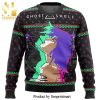 Majoras Mask Seamless Pattern Legend Of Zelda Knitted Ugly Christmas Sweater