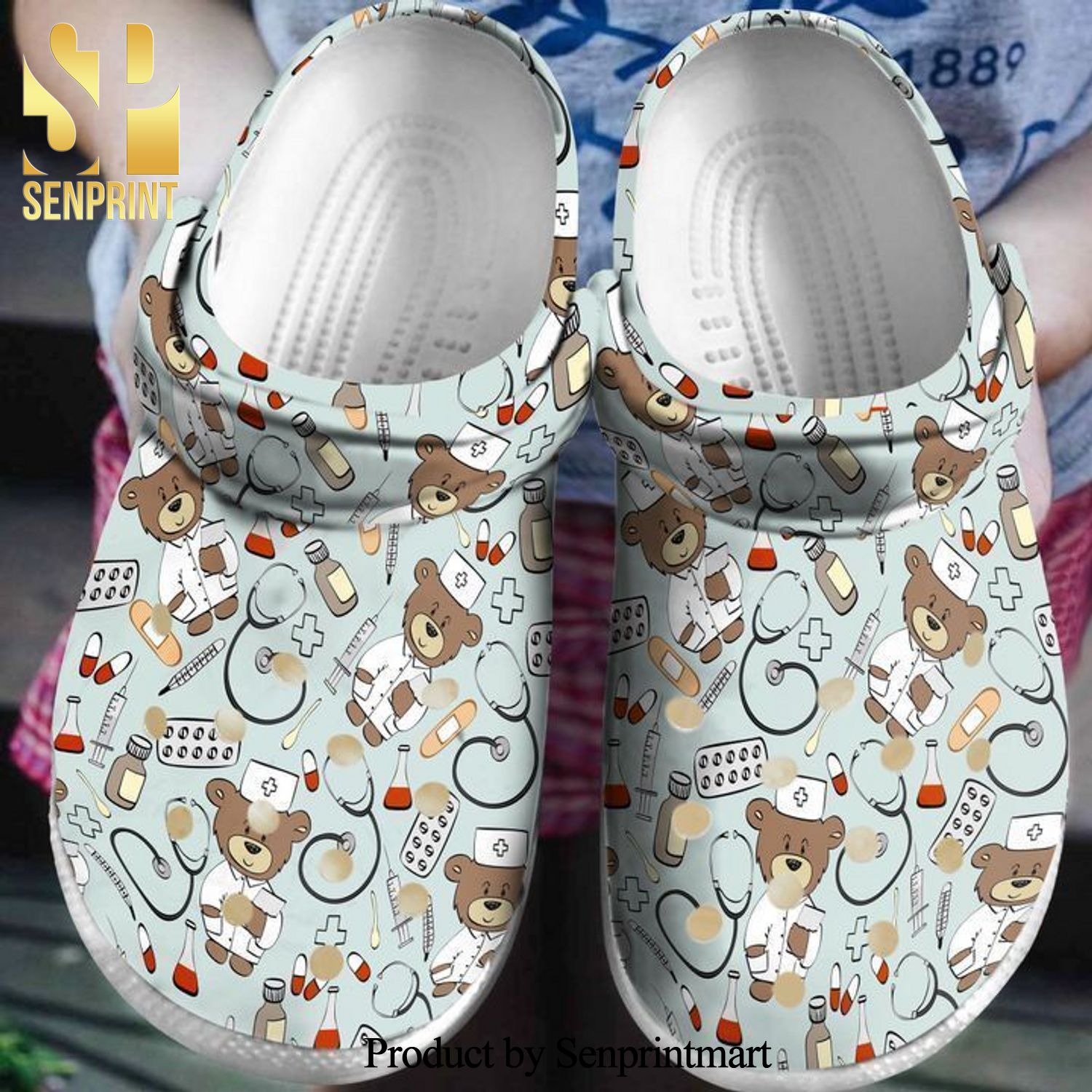 Cat Funny 3D Crocs Shoes