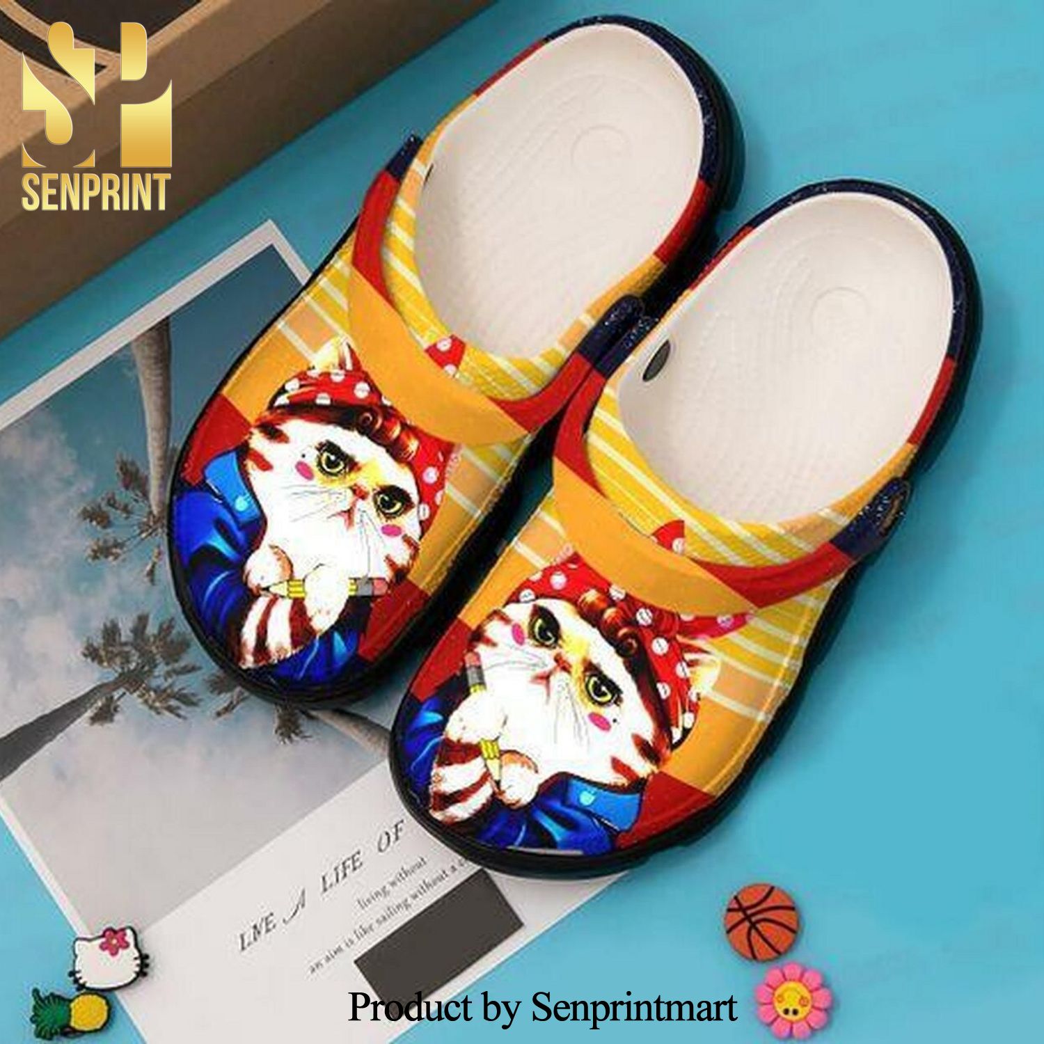 Cat Teacher Gift For Lover Hypebeast Fashion Unisex Crocs Crocband Clog