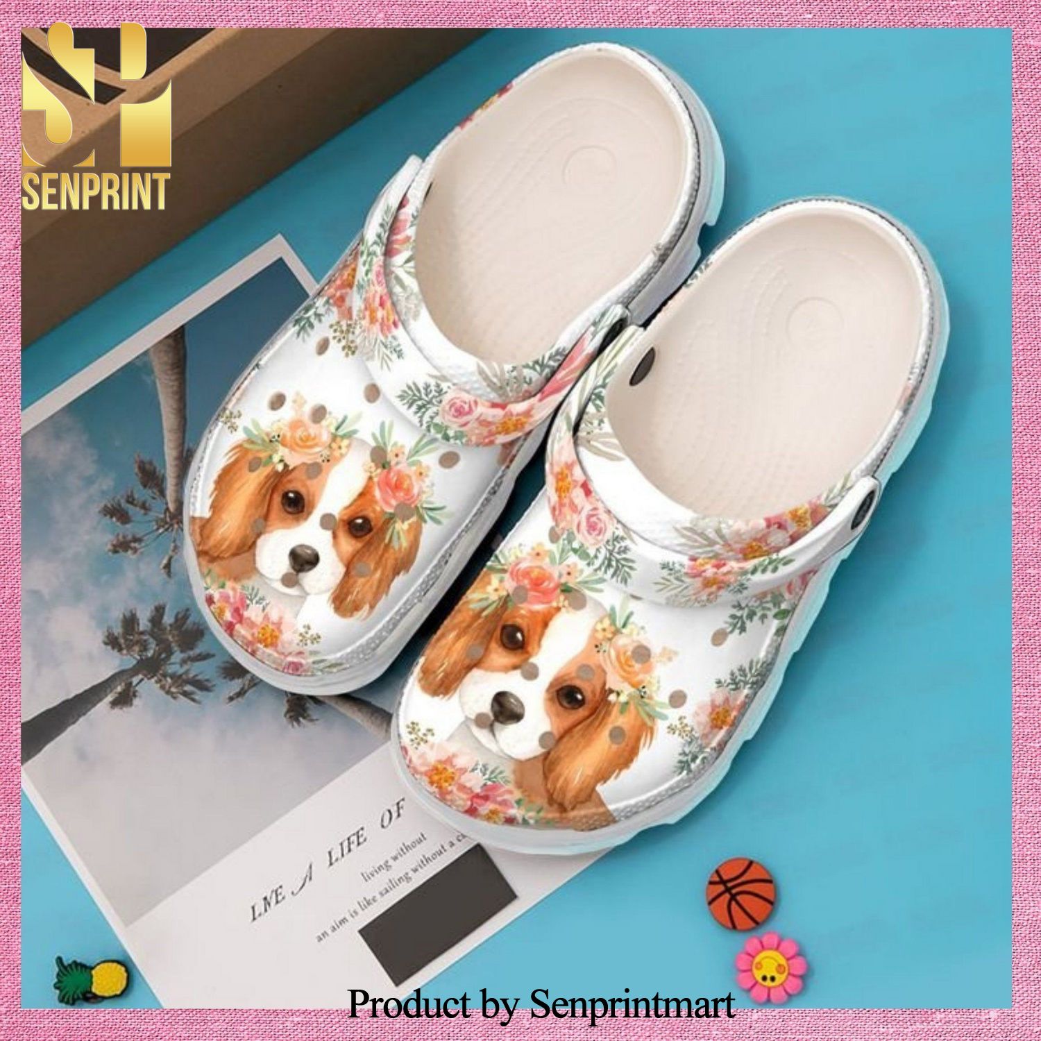 Cavalier King Spaniel Baby Unisex Crocs Crocband Clog