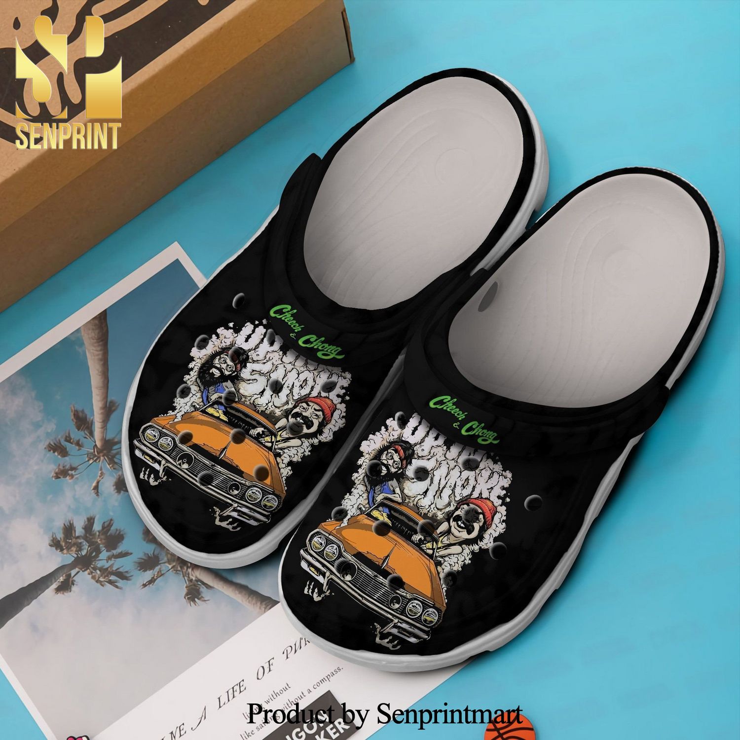 Cheech And Chong Up In Smoke Clog For Men And Women Hypebeast Fashion Crocs Crocband Adult Clogs