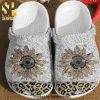 Cheetah Flower Bling Bling Full Printed Crocs Shoes