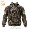 NFL Las Vegas Raiders Version Camo Realtree Hunting All Over Printed Shirt