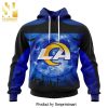 NFL Los Angeles Rams Version Hunting Camo All Over Printed Shirt