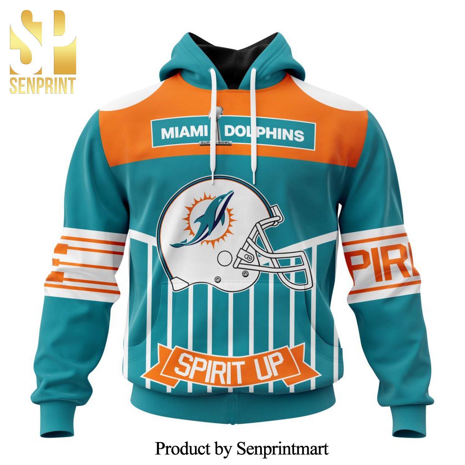 NFL Miami Dolphins For Sport Fans With Art All Over Printed Shirt