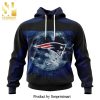 NFL New England Patriots Version Hunting Camo All Over Printed Shirt