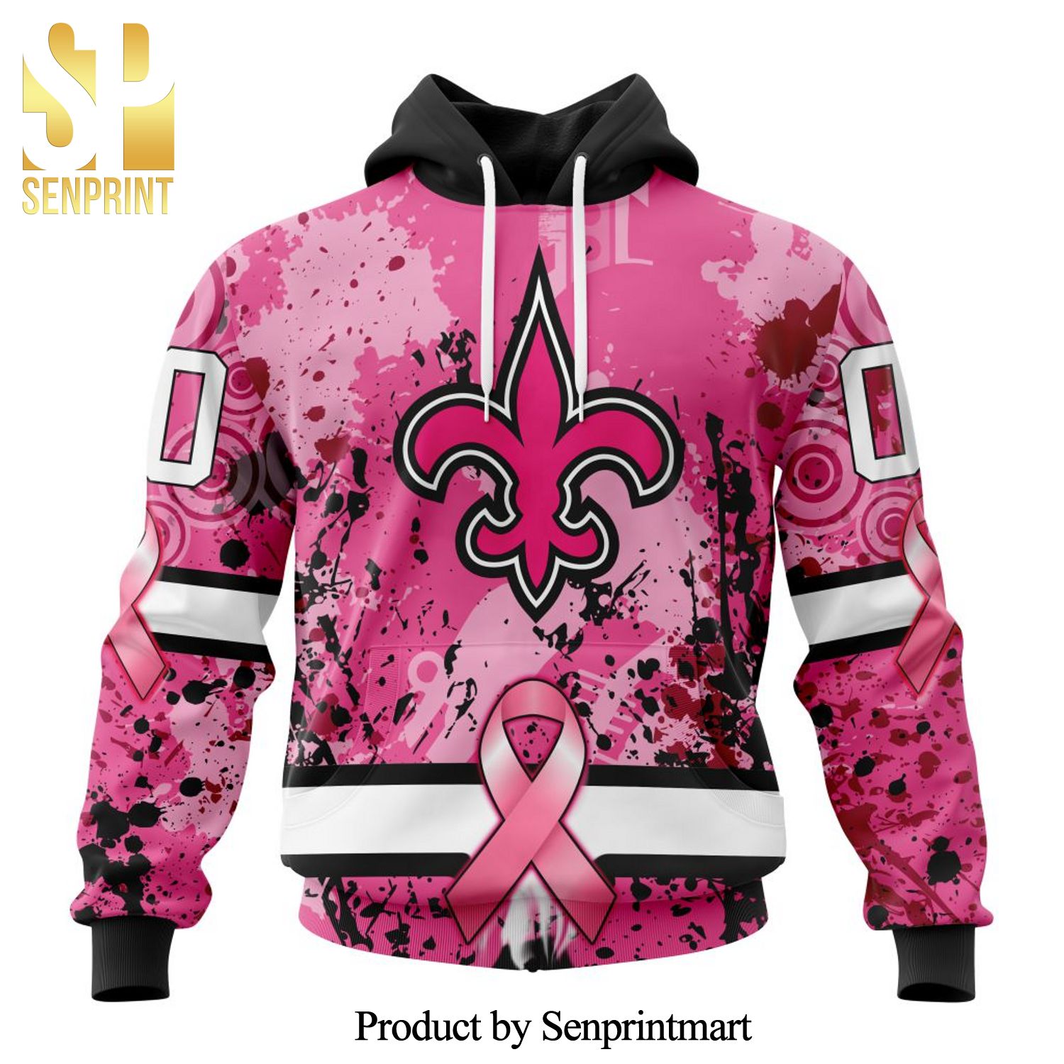NFL New Orleans Saints Specialized Version In October We Wear Pink Breast Cancer All Over Printed Shirt