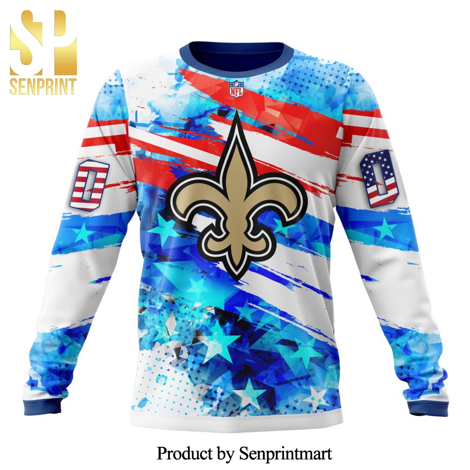 New Orleans Saints Light Up Ugly Sweater - Black/Gold