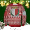 Mandalorian And Baby Yoda Star Wars Pew Pew Madafakas Snowflake Knitted Ugly Christmas Sweater – Blue