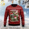 May All Your Christmases Bea White Knitted Ugly Christmas Sweater