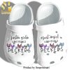 Chicken Personalized Floral Full Printed Crocs Shoes