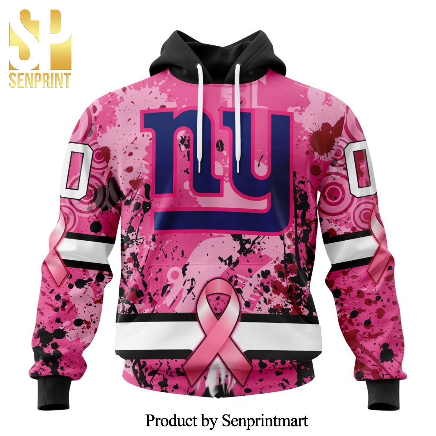 NFL New York Giants Specialized Version In October We Wear Pink Breast Cancer All Over Printed Shirt