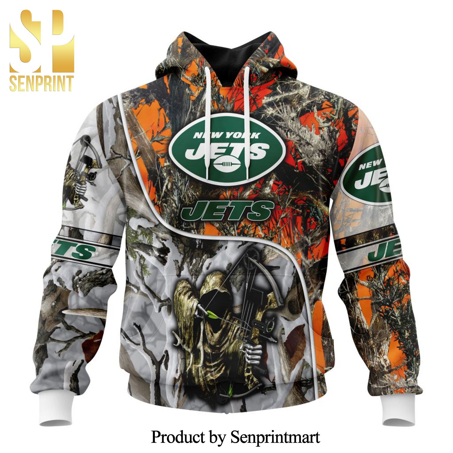 NFL New York Jets Special Fall And Winter Bow Hunting All Over Printed Shirt