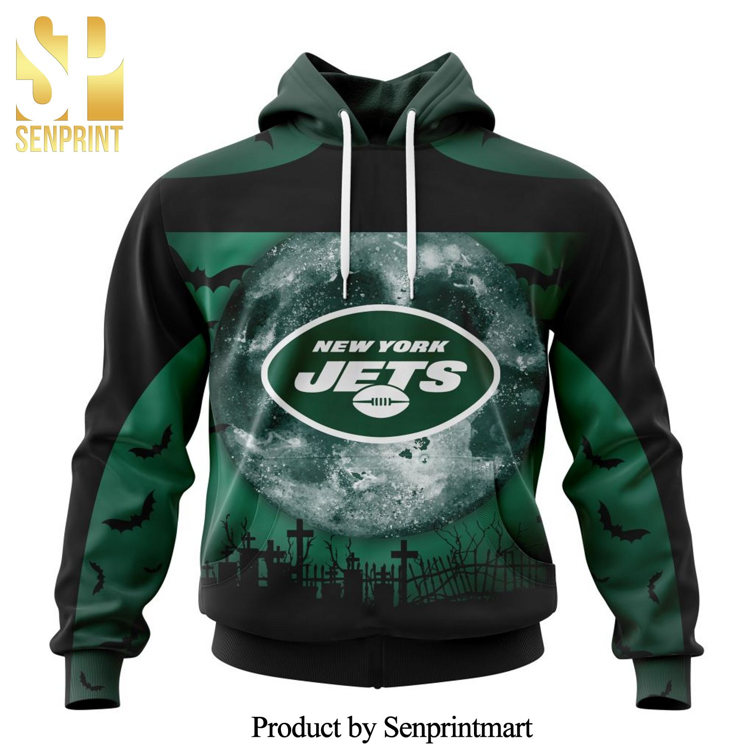 NFL New York Jets Version Halloween Full Printing Shirt