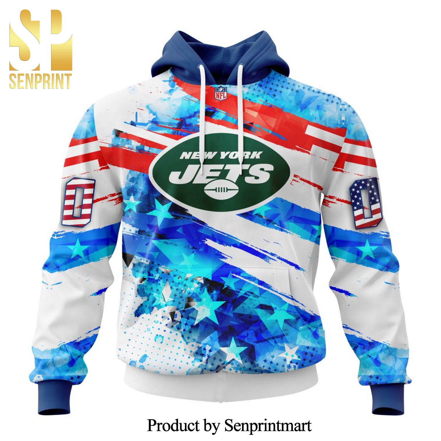 NFL New York Jets With Concept For Independence Day All Over Printed Shirt