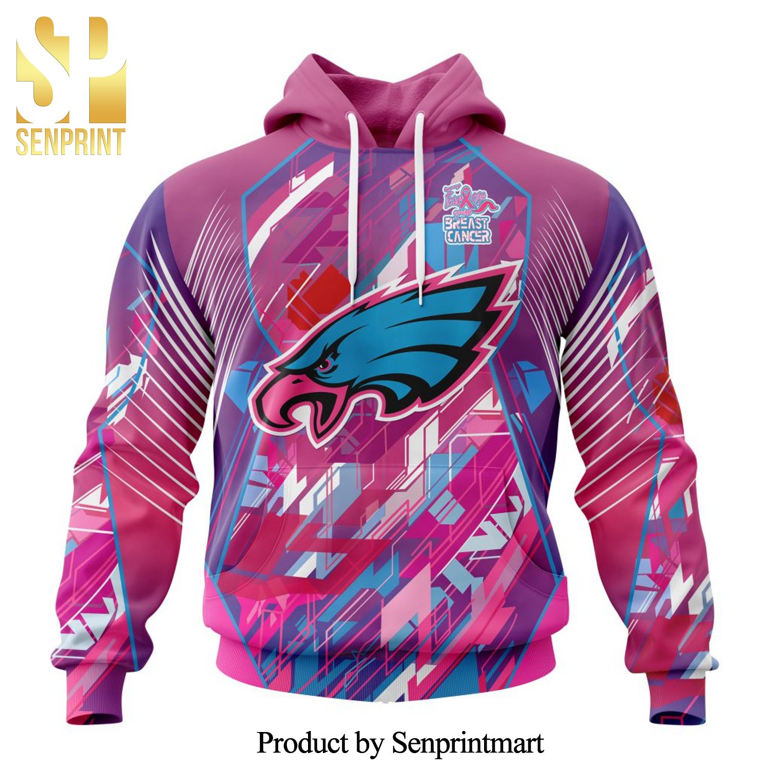 NFL Philadelphia Eagles For Sport Fans I Pink I Can Fearless Again Breast Cancer All Over Printed Shirt