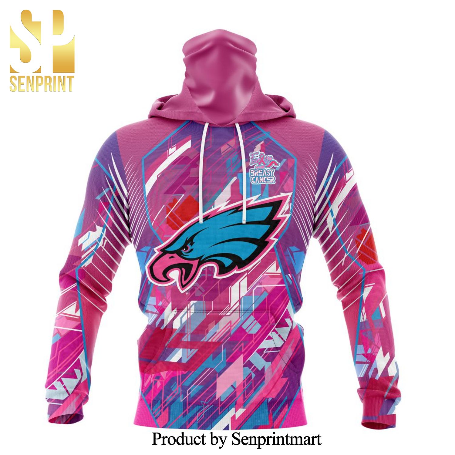 NFL Philadelphia Eagles For Sport Fans I Pink I Can Fearless Again Breast Cancer All Over Printed Shirt