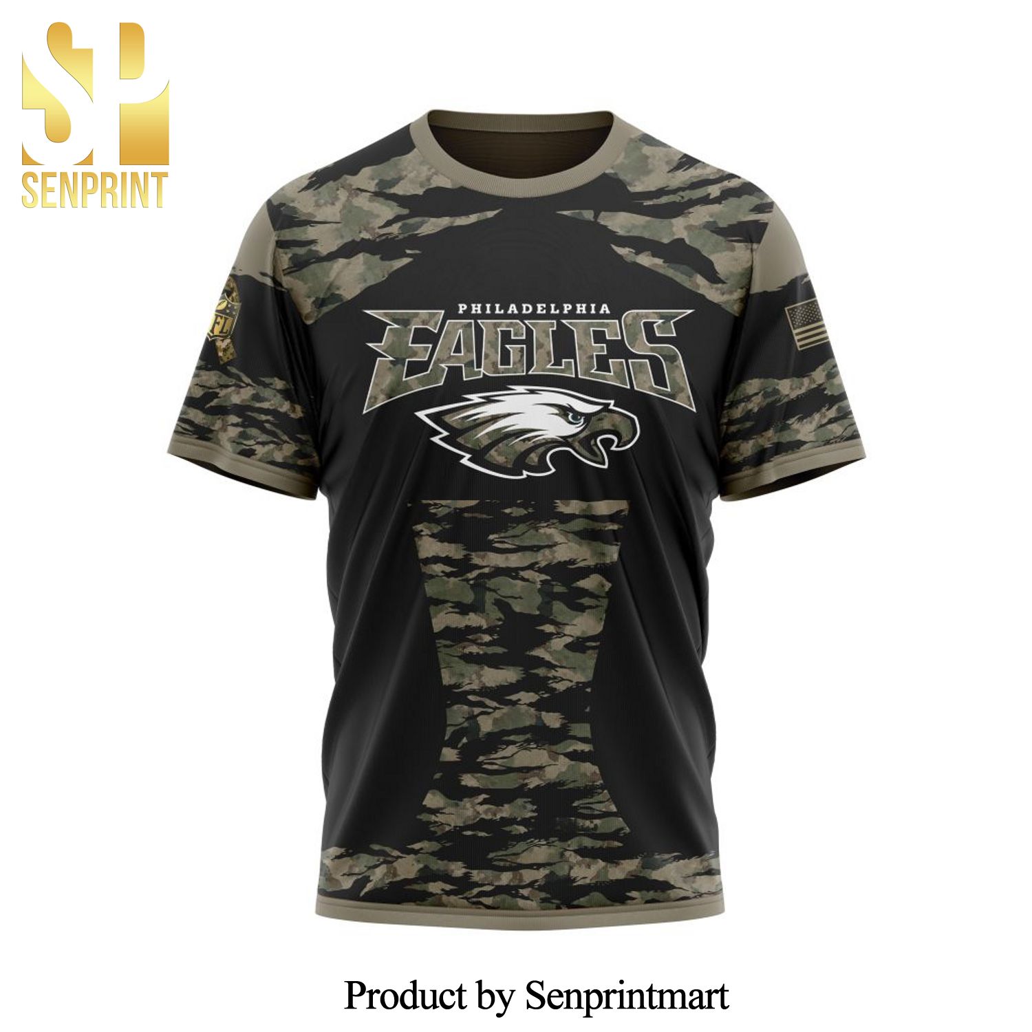 NFL Philadelphia Eagles Honors Veterans And Military All Over Printed Shirt