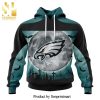 NFL Philadelphia Eagles Version Camo Realtree Hunting All Over Printed Shirt